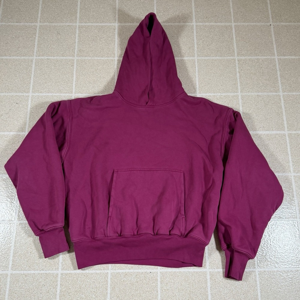 Yeezy Gap Perfect Hoodie Fuchsia /pink  Size M Kanye West  Heavyweight pullover